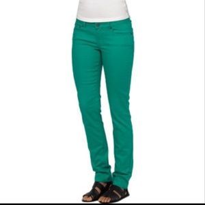 Prana Kara jeans in aqua green